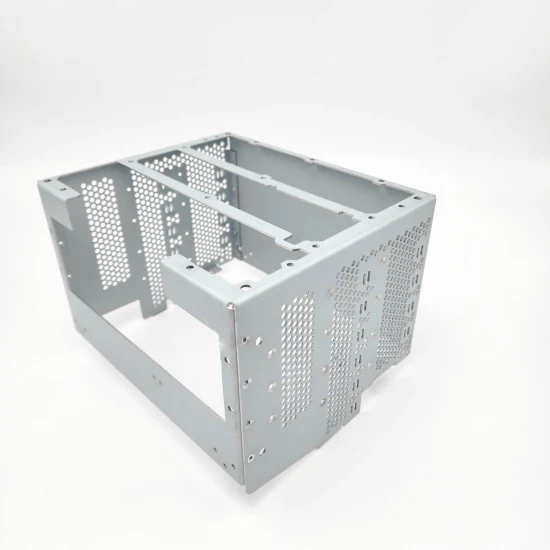 Pièces de tôle de précision de boîte de cintrage polies par zinc de soudure de coupe de laser d'aluminium d'acier inoxydable de Secc